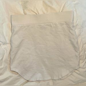 White tennis mini skirt